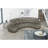 Maura Genuine Leather Curved Corner Sofa -617059651-617059653