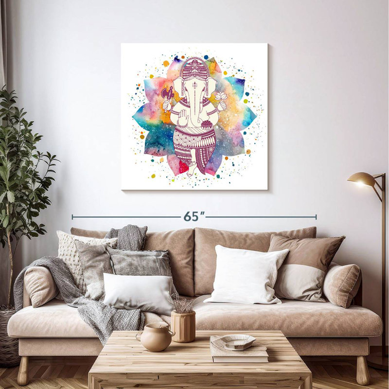 Éclaboussures de peinture, seigneur Ganesh