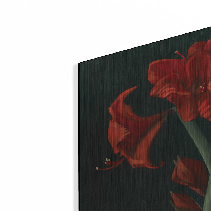 «Crimson Beauties» par Christopher Pierce, H 16 po x l 24 po