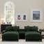 Sectional Sofa With 2 Removable Ottoman, 2 Usb Ports, 2 Cup Holders And Large Storage-1010149954