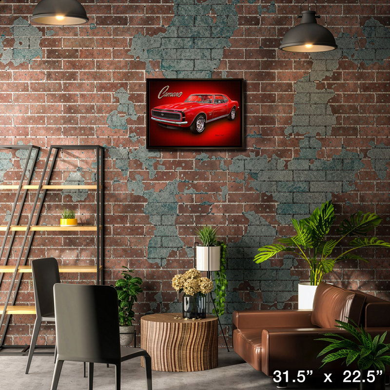Toile encadrée Camaro 20 x 29 par Michael Fishel