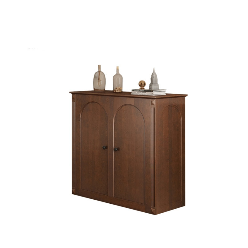 French Vintage Solid Wood Porch Cabinet Solid Wood Accent Cabinet