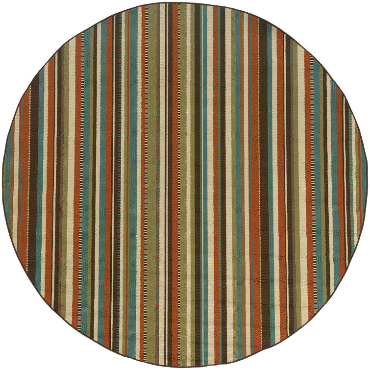 Brendel Striped Indoor / Outdoor Rug