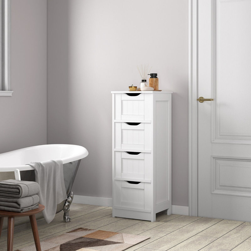 Abisai Linen Cabinet, White
