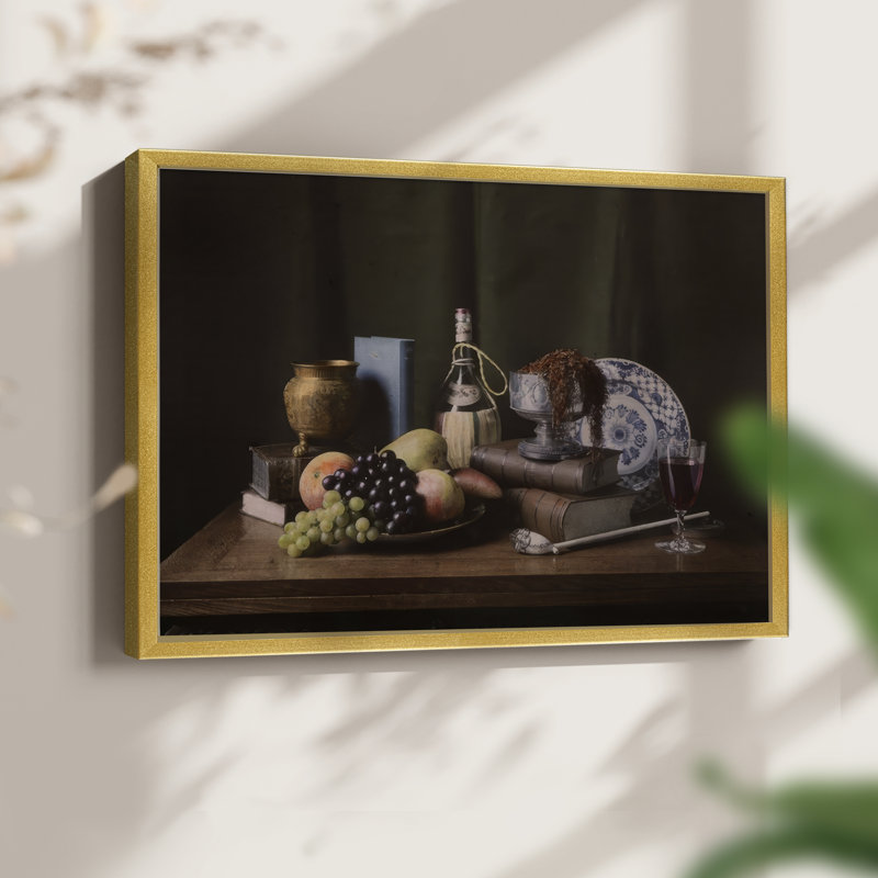 Moody Still Life VI - Reproduction encadrée - Restickable, H 8 po x l 10 po