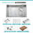 ATTOP 30 Inch Single bowl Workstation Undermount Kitchen Sink With Faucet and Sliding Accessories