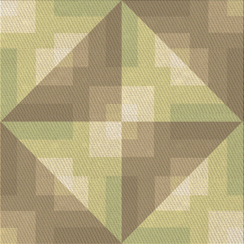 Geometric Indoor Rug, Square 7'