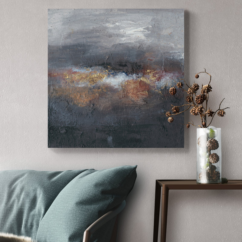 «Mountains in the Mist IV», reproduction sur toile tendue, H 40 po x l 40 po x P 1 po