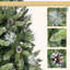 Arbre de Noël artificiel 7,4 pi avec base pliable en métal-816950993