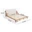 Lit plateforme tapissier Breonca