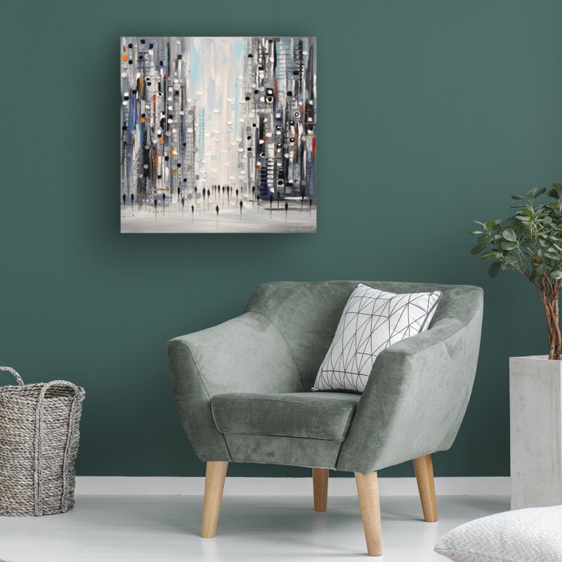 Art sur toile, rouleau Ekaterina Ermilkina, H 14 po x l 14 po