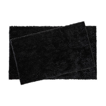 3pcs Contrast Binding Cleaning Rag, Modern Polyester Absorbent Cleaning  Cloth For Kitchen