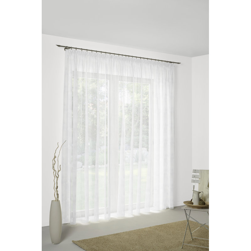 Anita Sheer Single Curtain Panel, 300cm Width x 295cm Drop