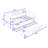 Dhanisha Twin Size Upholstered Daybed With Twin Size Trundle-1264839543