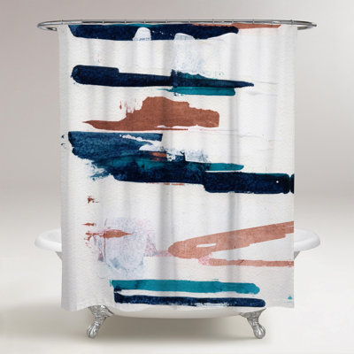 Rideau de douche simple abstract