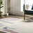 Dannie SpinClean Modern Geometric Machine Washable Area Rug-1336317901