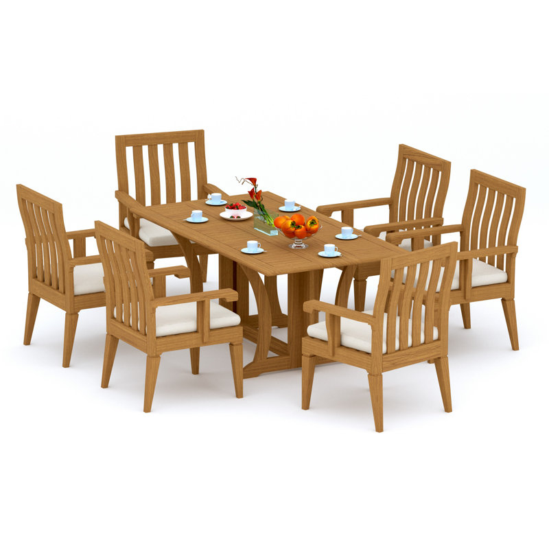 Ensemble repas extérieur pour 6 personnes Caranas