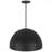 24 Inch Diameter Integrated LED Pendant, Black Finish