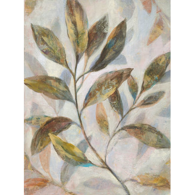 Leafy Flow I - Impression sur toile tendue