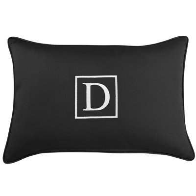 Kerrell Embroidered Sunbrella® Outdoor Throw Pillow