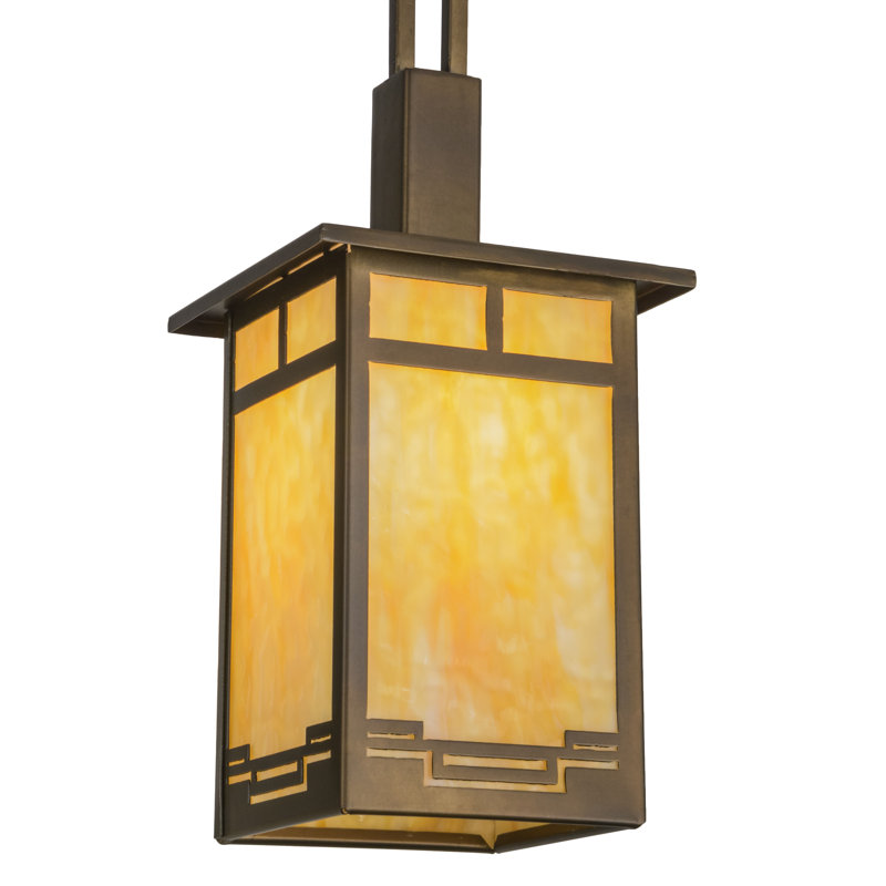 Luminaire suspendu rectangulaire 1 lumière Roylance