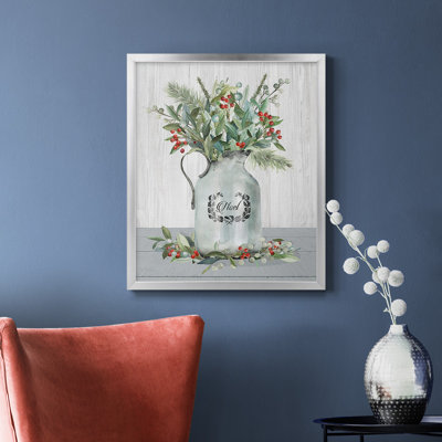 Farmhouse Christmas Noel, toile encadrée de qualité supérieure - prête à être accrochée