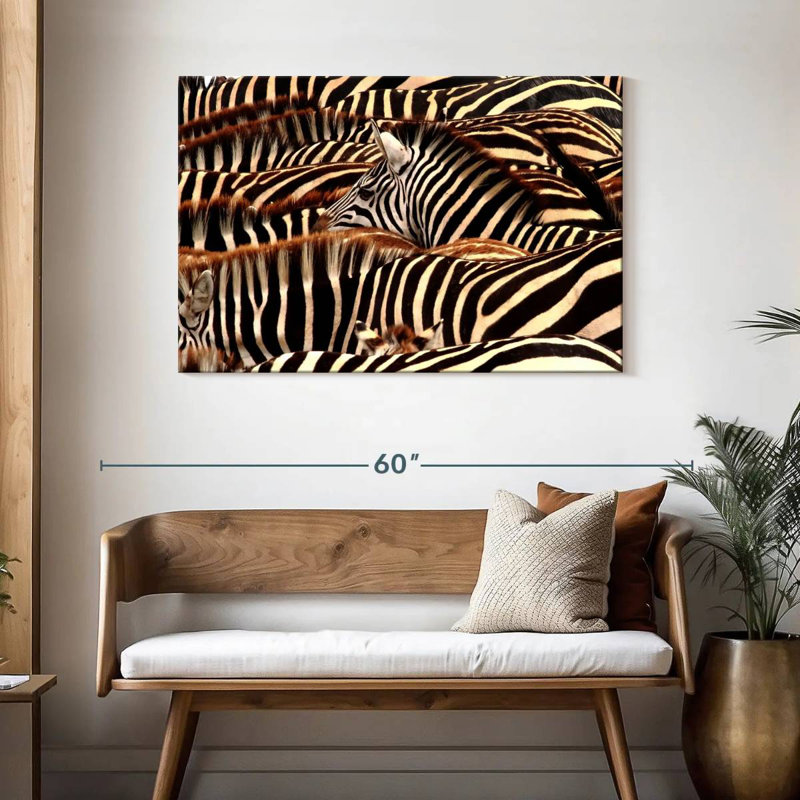 Serengeti Zebra Stripes, H 30 po x l 45 po