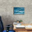 Toile épique Graffiti «Deep Blue Sea» par Silvia Vassileva, 18 po x 12 po-117540074