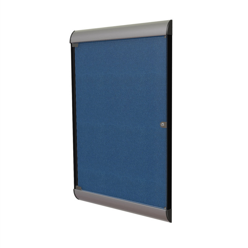 Tableau d'affichage magnétique Silhouette, Satin, Vinyle bleu marine