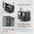 30'' Grey Modern Freestanding Bathroom Vanity with Square Ceramic Vessel Sink & Matte Stone Top-277828242