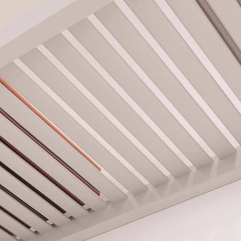 Solid Wood White Reach-In Closet System