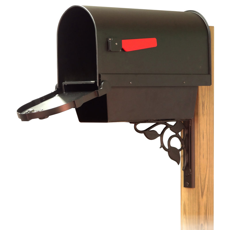 Savannah Aluminum Post Mounted Mailbox