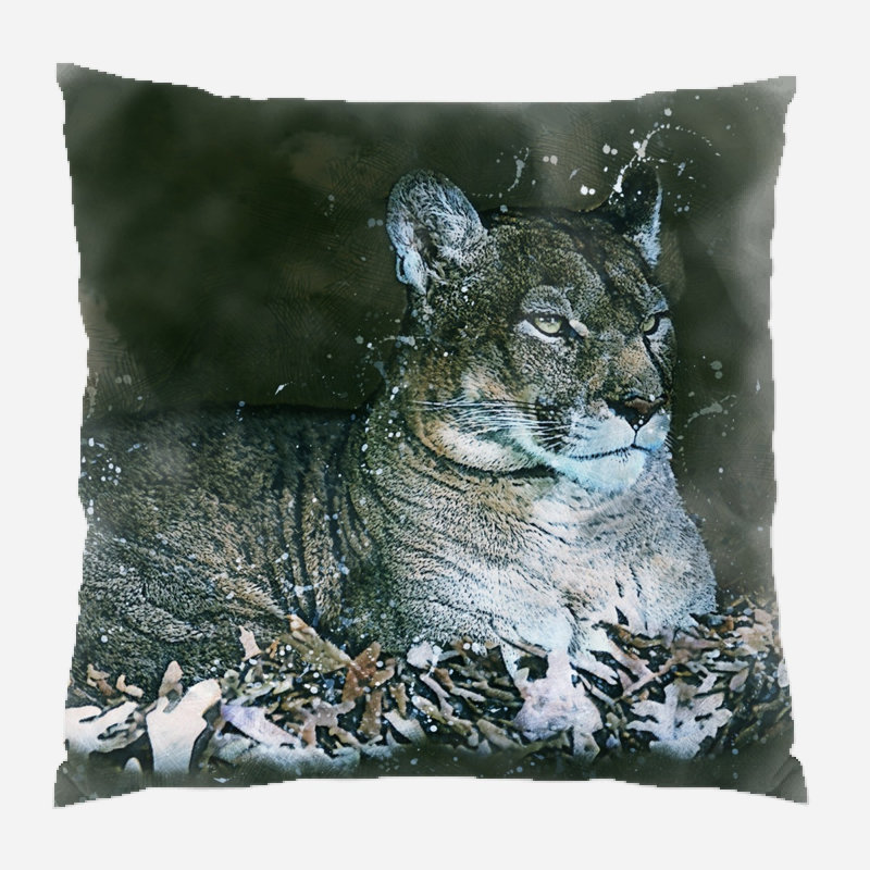 Coussin lioness Temperley, Microsuède, Intérieur