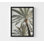 Impression d'art tropical tropical: palmiers ensoleillés - décor bord de mer