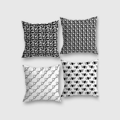100% Micro Honeycomb Fabric Reversible Pillow Cover