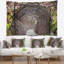 Tapisserie «Schafer Bamboo Tunnel in the Garden»-2121691629