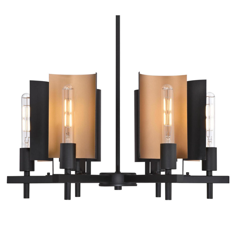 Mihriban 6 - Light Wagon Wheel Chandelier