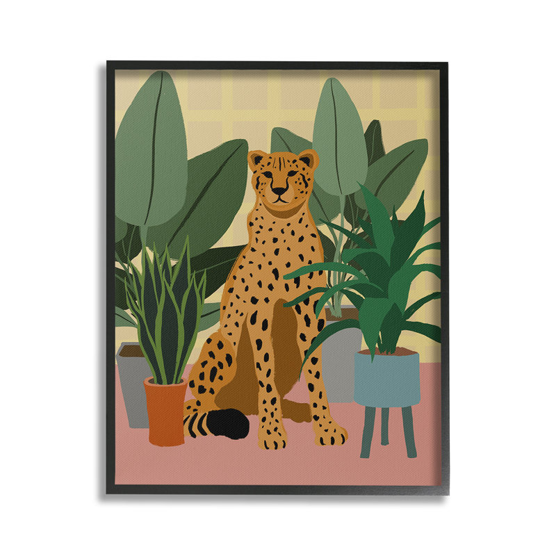 Art moderne giclée encadrée par Elizabeth Medley, Giclée encadrée noir minuit, H 20 po x l 16 po