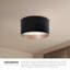 Mousinni 1 - Light LED Flush Mount-64113436-64113437