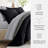 7-Piece Reversible Bedding Bundle - Solid Comforter and Patterned Sheet Set-99311801-99311806