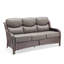 Canapé d'extérieur en osier de patio avec coussins de 6 po Wickes-110860479-110860480