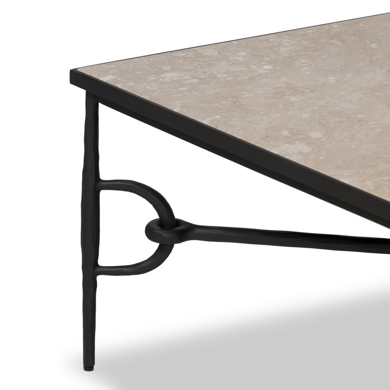 Babylon Coffee Table-Grey Italian Marble, Lunar Marble