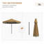 Parasol de patio 9 pi Outsunny-328121357