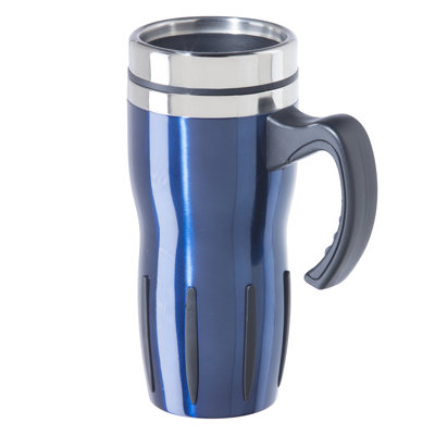 Oggi Refresh Multigrip Stainless Steel Thermal Travel Mug (470 Ml, 16 Oz)