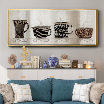 Coffee Skins II- Framed Canvas