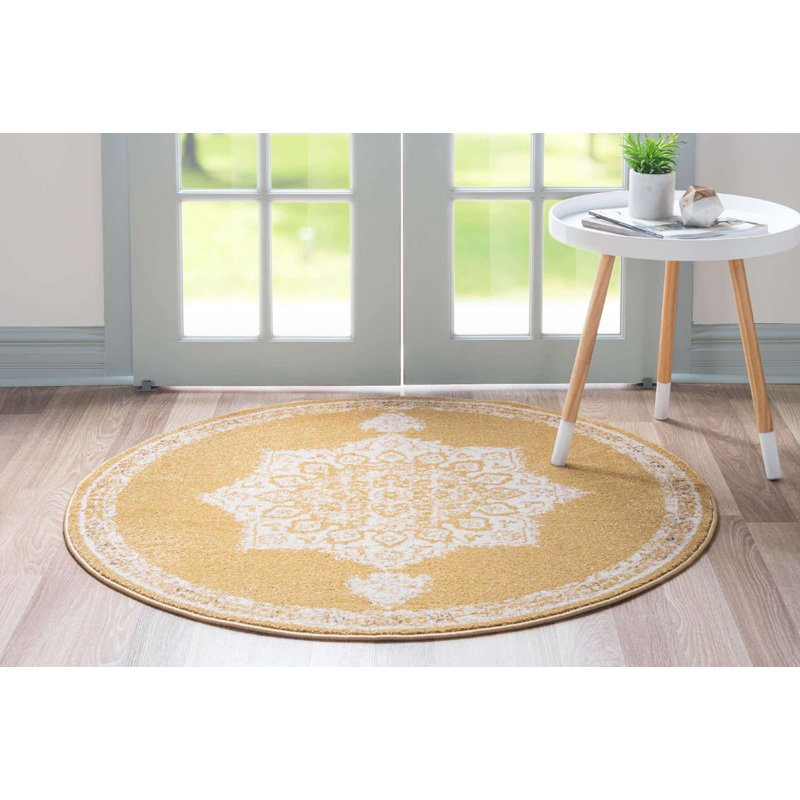 Ulla Oriental Indoor Rug, Round 8'
