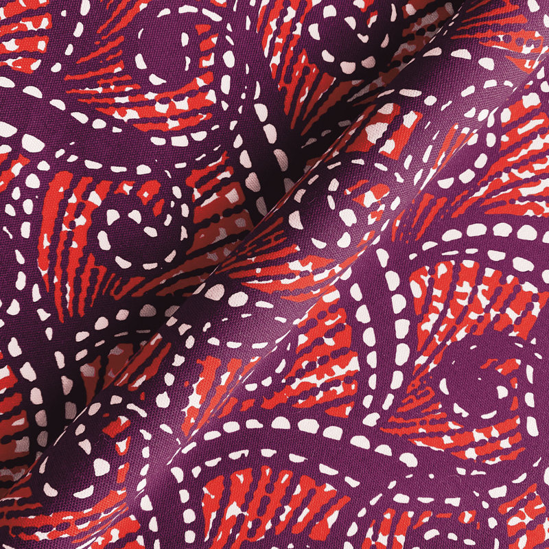 Janika Merlot Fabric