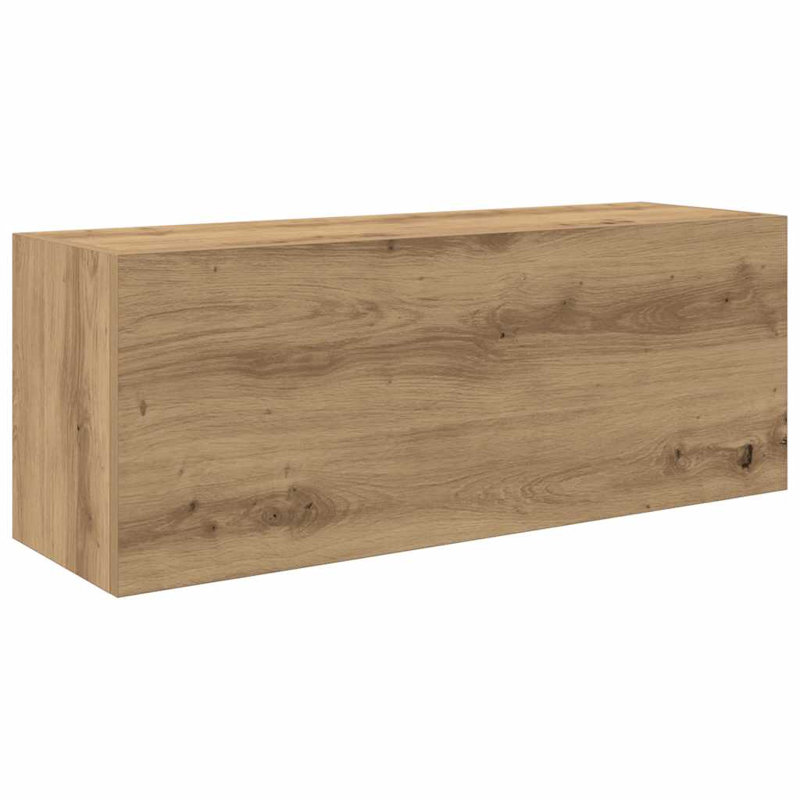 Wall Bathroom Storage, 11.8"H x 9.8"W x 31.5"L, Artisan Oak