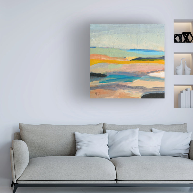 Art sur toile Jan Weiss Colorfield 13, H 14 po x l 14 po