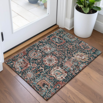 Tapis damassé Sykora AMF1320 de qualité supérieure lavable à la machine